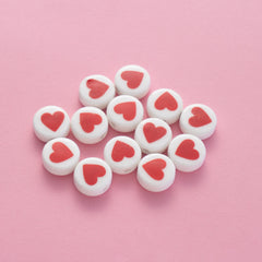 BD00015-05-red-heart-white-coin-ceramic-beads-7x16mm