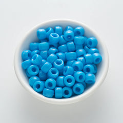 BD00034-01-lake-blue-barrel-opaque-pony-beads-6×9mm