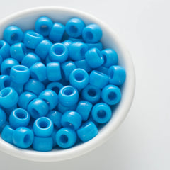 BD00034-03-lake-blue-barrel-opaque-pony-beads-6×9mm