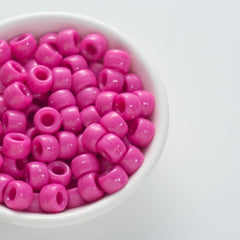 BD00046-03-magenta-red-barrel-opaque-pony-beads-6×9mm