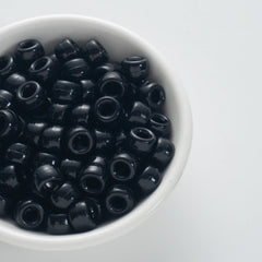 BD00048-03-pure-black-barrel-opaque-pony-beads-6×9mm