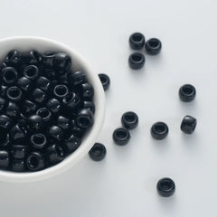 BD00048-04-pure-black-barrel-opaque-pony-beads-6×9mm