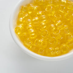 BD00051-02-cyber-yellow-barrel-transparent-pony-beads-6×9mm