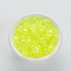 BD00052-01-lime-yellow-barrel-transparent-pony-beads-6×9mm
