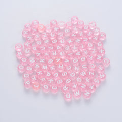BD00061-02-white-letter-pastel-pink-transparent-coin-alphabet-beads-mix-4×7mm