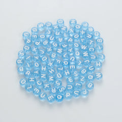 BD00064-02-white-letter-light-blue-transparent-coin-alphabet-beads-mix-4×7mm