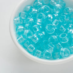 BD00071-02-celeste-blue-barrel-transparent-pony-beads-6×9mm