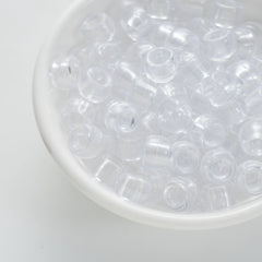 BD00072-02-clear-white-barrel-transparent-pony-beads-6×9mm