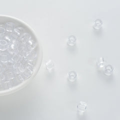 BD00072-04-clear-white-barrel-transparent-pony-beads-6×9mm