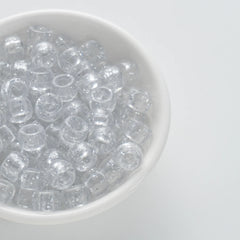 BD00082-03-clear-white-barrel-sparkle-pony-beads-6×9mm