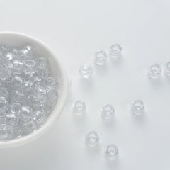 BD00082-04-clear-white-barrel-sparkle-pony-beads-6×9mm