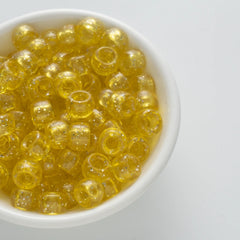 BD00083-03-biscotti-yellow-barrel-sparkle-pony-beads-6×9mm