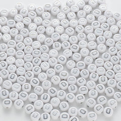 BD00087-02-silver-letter-white-opaque-coin-alphabet-beads-single-d-4×7mm