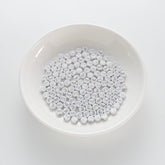 BD00088-01-silver-letter-white-opaque-coin-alphabet-beads-single-e-4×7mm