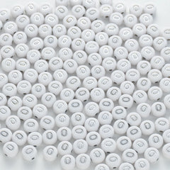 BD00098-02-silver-letter-white-opaque-coin-alphabet-beads-single-o-4×7mm