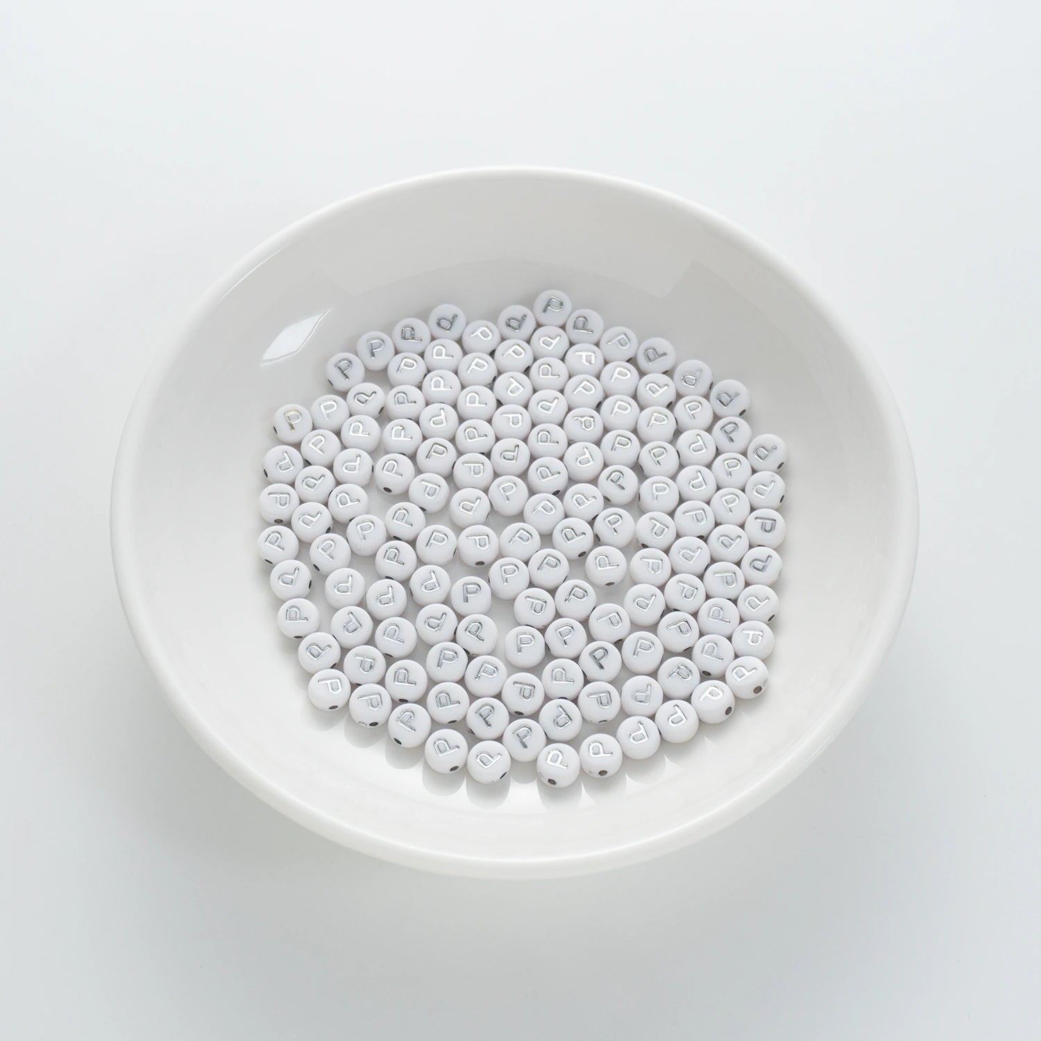 BD00099-01-silver-letter-white-opaque-coin-alphabet-beads-single-p-4×7mm