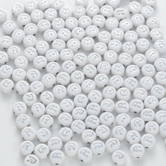 BD00101-02-silver-letter-white-opaque-coin-alphabet-beads-single-r-4×7mm