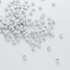 BD00106-04-silver-letter-white-opaque-coin-alphabet-beads-single-w-4×7mm