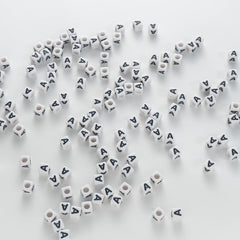 BD00112-03-black-letter-white-opaque-cube-alphabet-beads-single-a-7mm