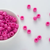 BW-00046-BD-04-magenta-red-barrel-opaque-pony-beads-6×9mm