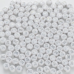 BW-00094-BD-02-silver-letter-white-opaque-coin-alphabet-beads-single-k-4×7mm