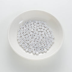 BW-00111-BD-01-silver-letter-white-opaque-coin-alphabet-beads-mix-4×7mm