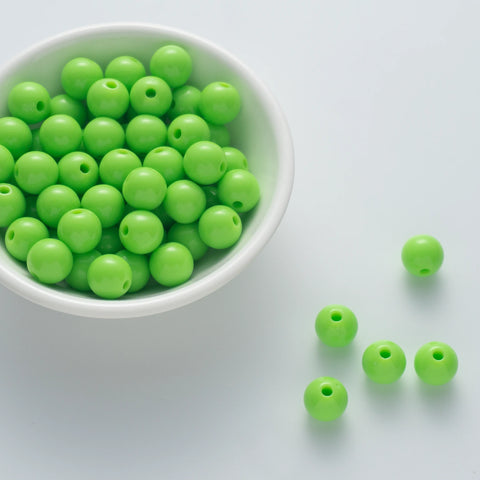 BD00031-04-lime-green-round-acrylic-craft-beads-10mm