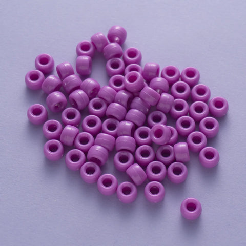 BD00044-05-violet-purple-barrel-opaque-pony-beads-6×9mm