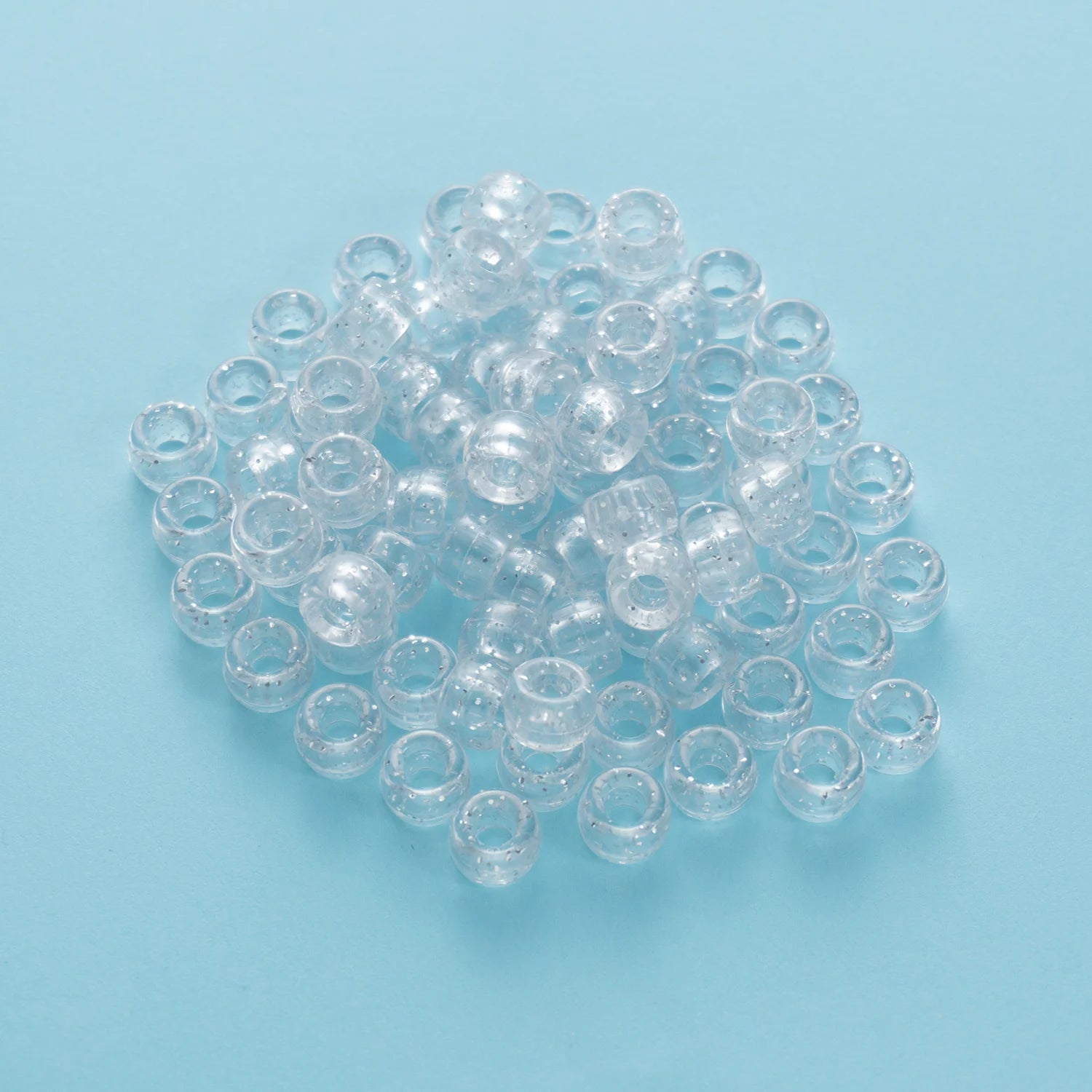 BD00082-05-clear-white-barrel-sparkle-pony-beads-6×9mm