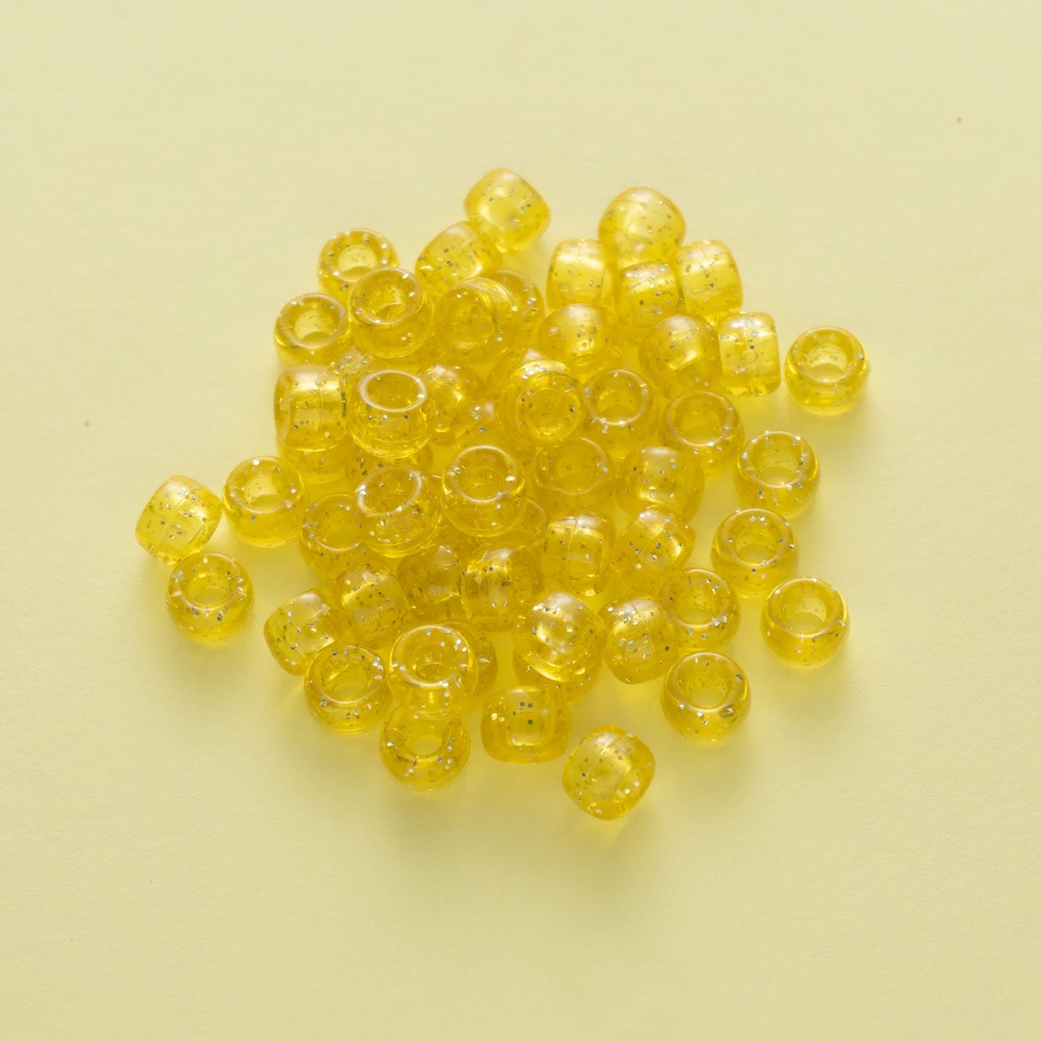 BD00083-05-biscotti-yellow-barrel-sparkle-pony-beads-6×9mm