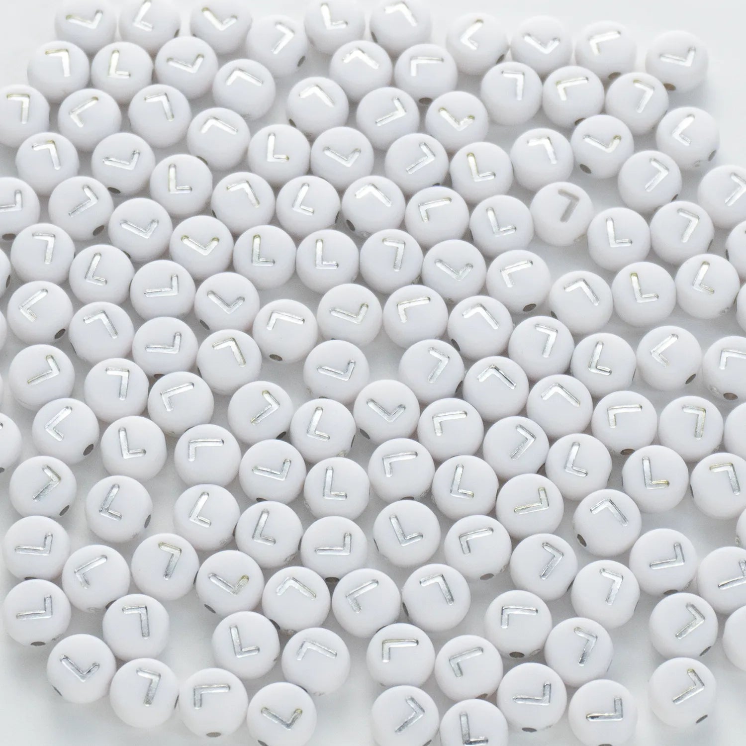 BD00095-02-silver-letter-white-opaque-coin-alphabet-beads-single-l-4×7mm