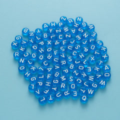BW-00041-BD-03-white-letter-dark-blue-transparent-coin-alphabet-beads-mix-4×7mm
