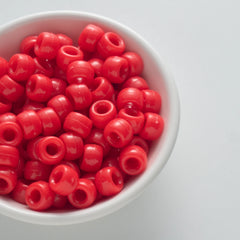 BW-00043-BD-03-hot-red-barrel-opaque-pony-beads-6×9mm