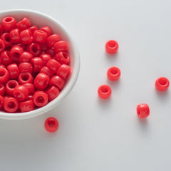 BW-00043-BD-04-hot-red-barrel-opaque-pony-beads-6×9mm