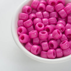 BW-00046-BD-02-magenta-red-barrel-opaque-pony-beads-6×9mm