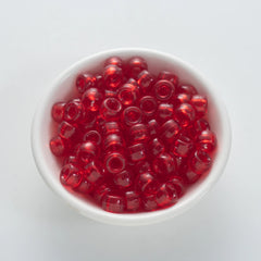 BW-00055-BD-01-dark-red-barrel-transparent-pony-beads-6×9mm