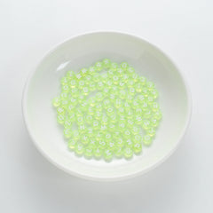 BW-00062-BD-01-white-letter-tea-green-transparent-coin-alphabet-beads-mix-4×7mm