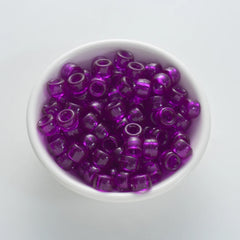 BW-00066-BD-01-roku-purple-barrel-transparent-pony-beads-6×9mm