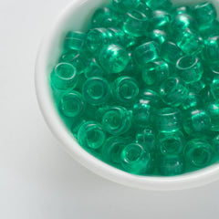BW-00068-BD-02-munsell-green-barrel-transparent-pony-beads-6×9mm