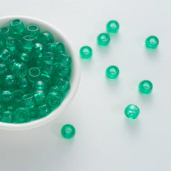 BW-00068-BD-04-munsell-green-barrel-transparent-pony-beads-6×9mm