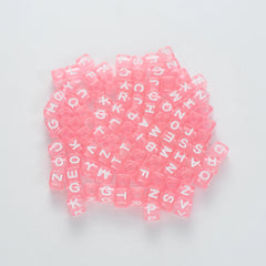 BW-00076-BD-02-white-letter-pastel-pink-transparent-cube-alphabet-beads-mix-6mm