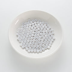 BW-00086-BD-01-silver-letter-white-opaque-coin-alphabet-beads-single-c-4×7mm