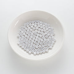 BW-00090-BD-01-silver-letter-white-opaque-coin-alphabet-beads-single-g-4×7mm