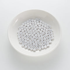 BW-00091-BD-01-silver-letter-white-opaque-coin-alphabet-beads-single-h-4×7mm