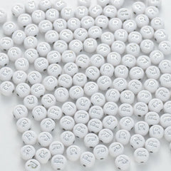 BW-00101-BD-02-silver-letter-white-opaque-coin-alphabet-beads-single-r-4×7mm