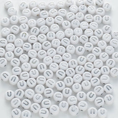 BW-00104-BD-02-silver-letter-white-opaque-coin-alphabet-beads-single-u-4×7mm