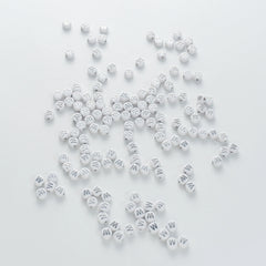 BW-00106-BD-03-silver-letter-white-opaque-coin-alphabet-beads-single-w-4×7mm