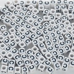 BW-00114-BD-02-black-letter-white-opaque-cube-alphabet-beads-single-c-7mm