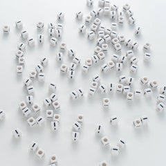 BW-00120-BD-03-black-letter-white-opaque-cube-alphabet-beads-single-i-7mm